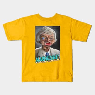 Retro Aussie Cricket - Richie Benaud - MARVELLOUS! Kids T-Shirt